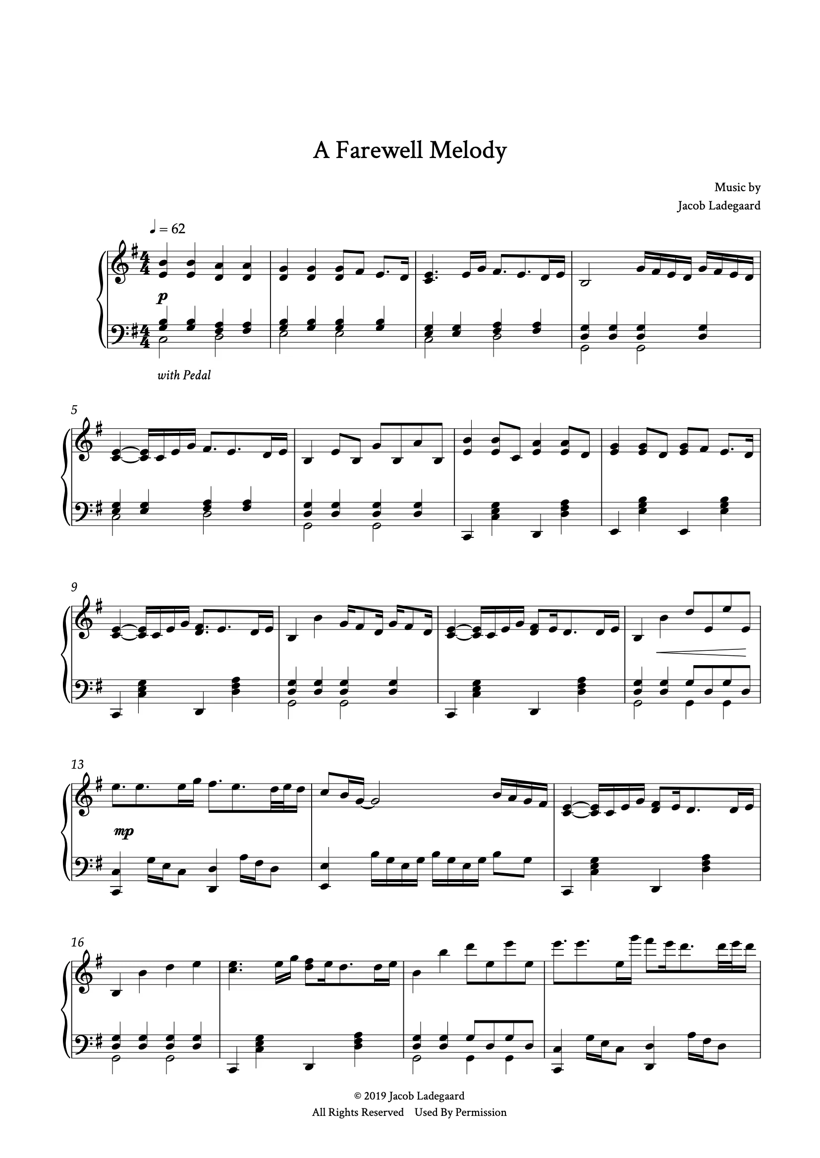 A Farewell Melody